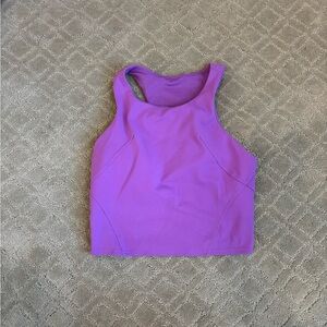 Purple Lululemon wonder train tank